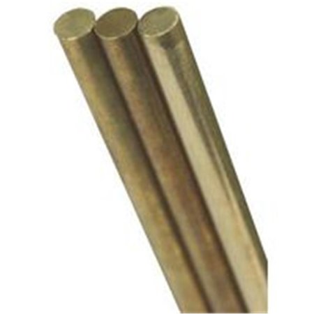 OPENHOUSE K S Engineering Brass Rod Rnd 3/32X36 1161, 5PK OP431237